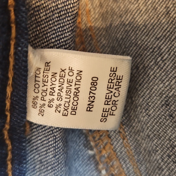 Est. 1946 Denim Boho Western Floral Embroidered Jeans - Picture 6 of 14